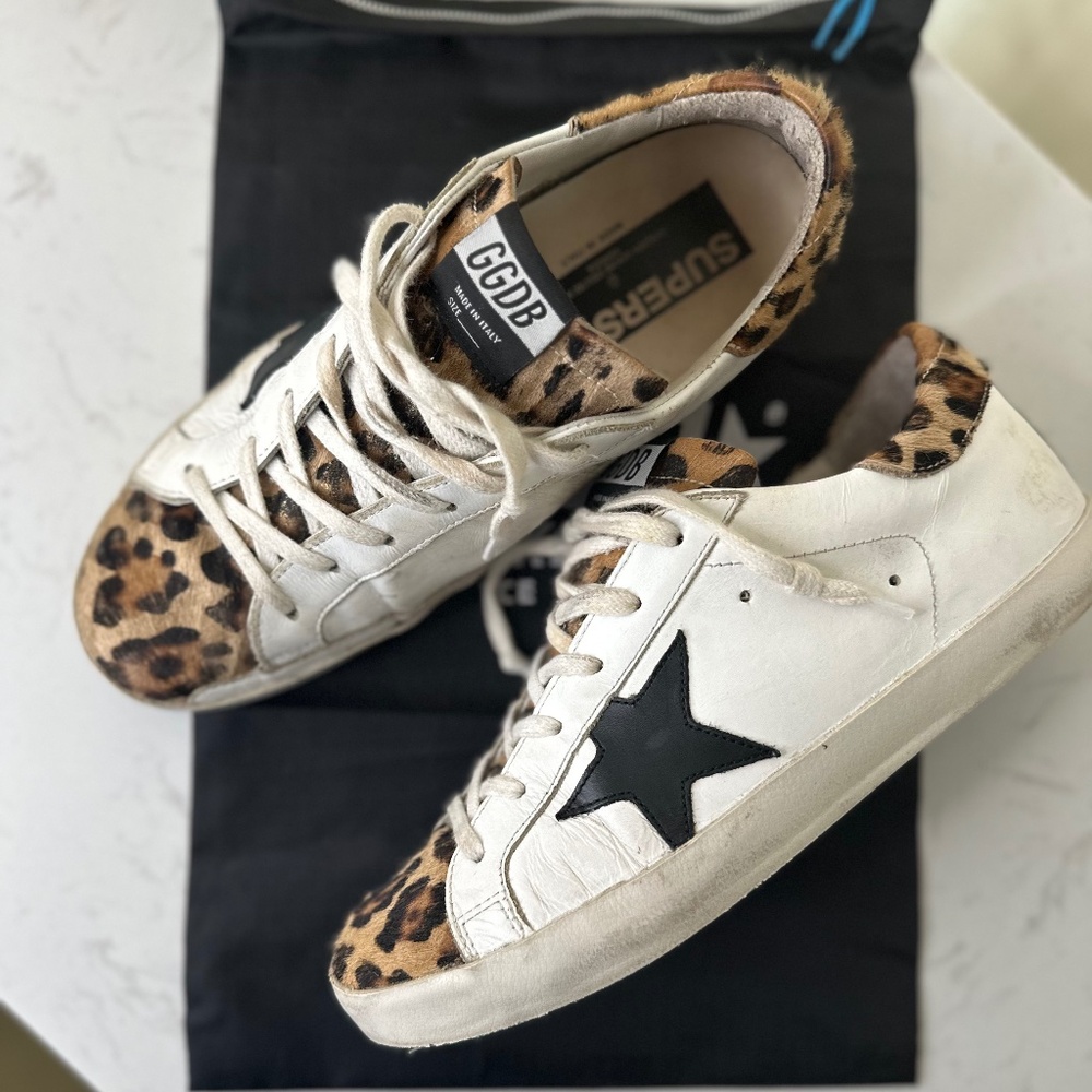 Lepopard Toe Golden Goose